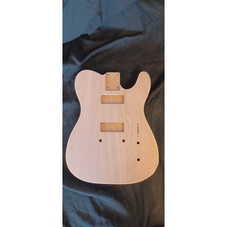 3 Piece Mahogany Double Bound Tele Body